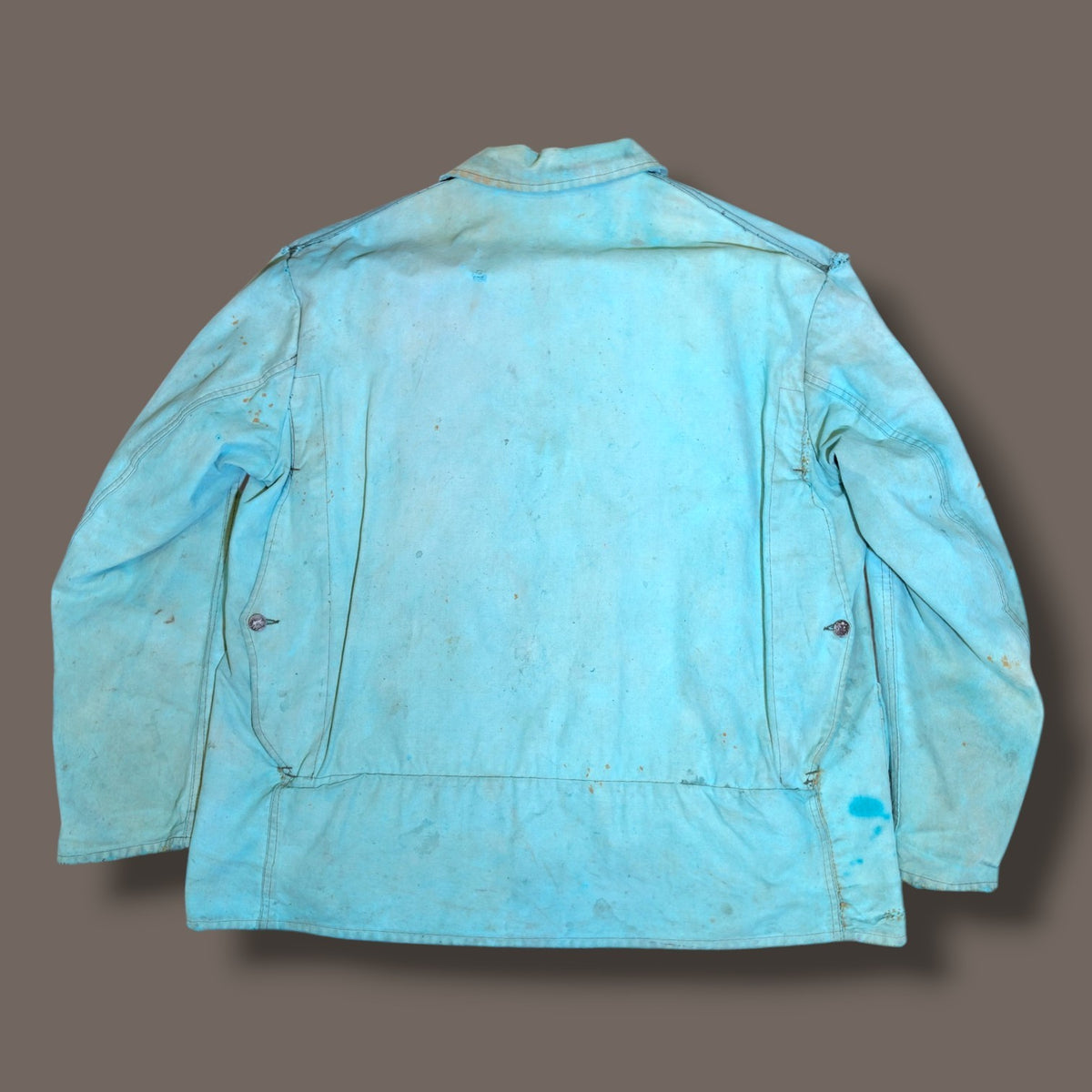 1950s french aqua hunting jacket