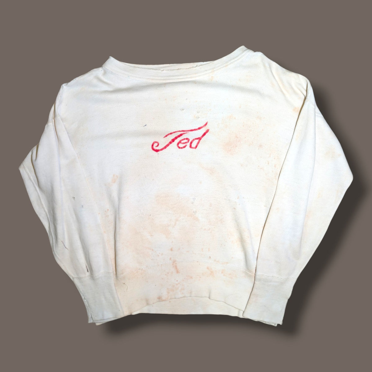 1950s TED single v sweatshirt