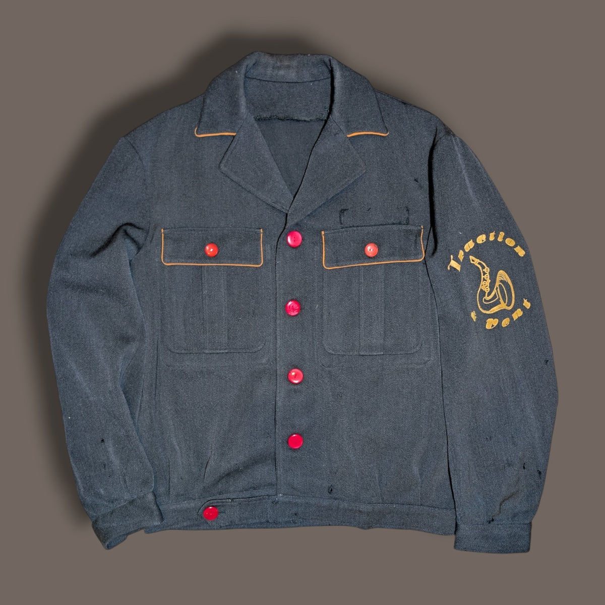 1950s whipcord french jazz jacket