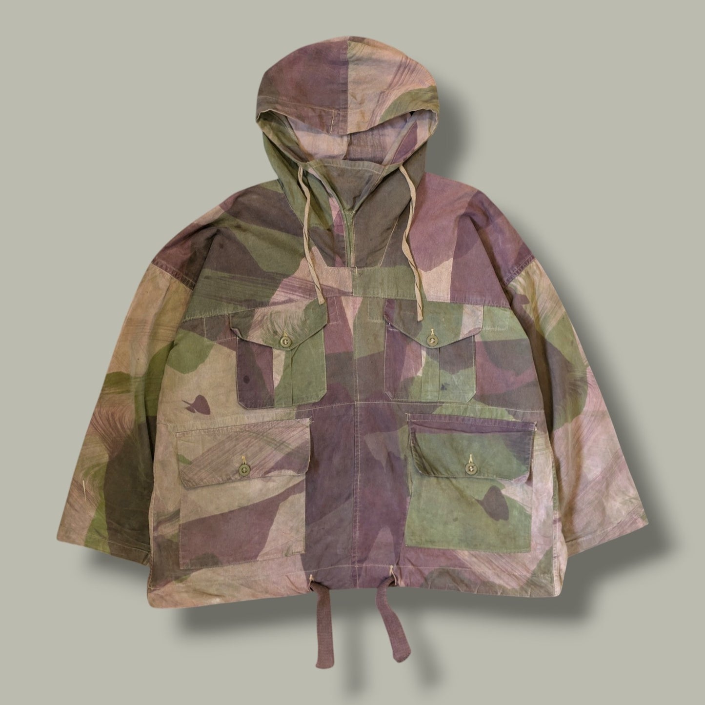 WW2 British Army Camouflage Windbreaker Smock Jacket