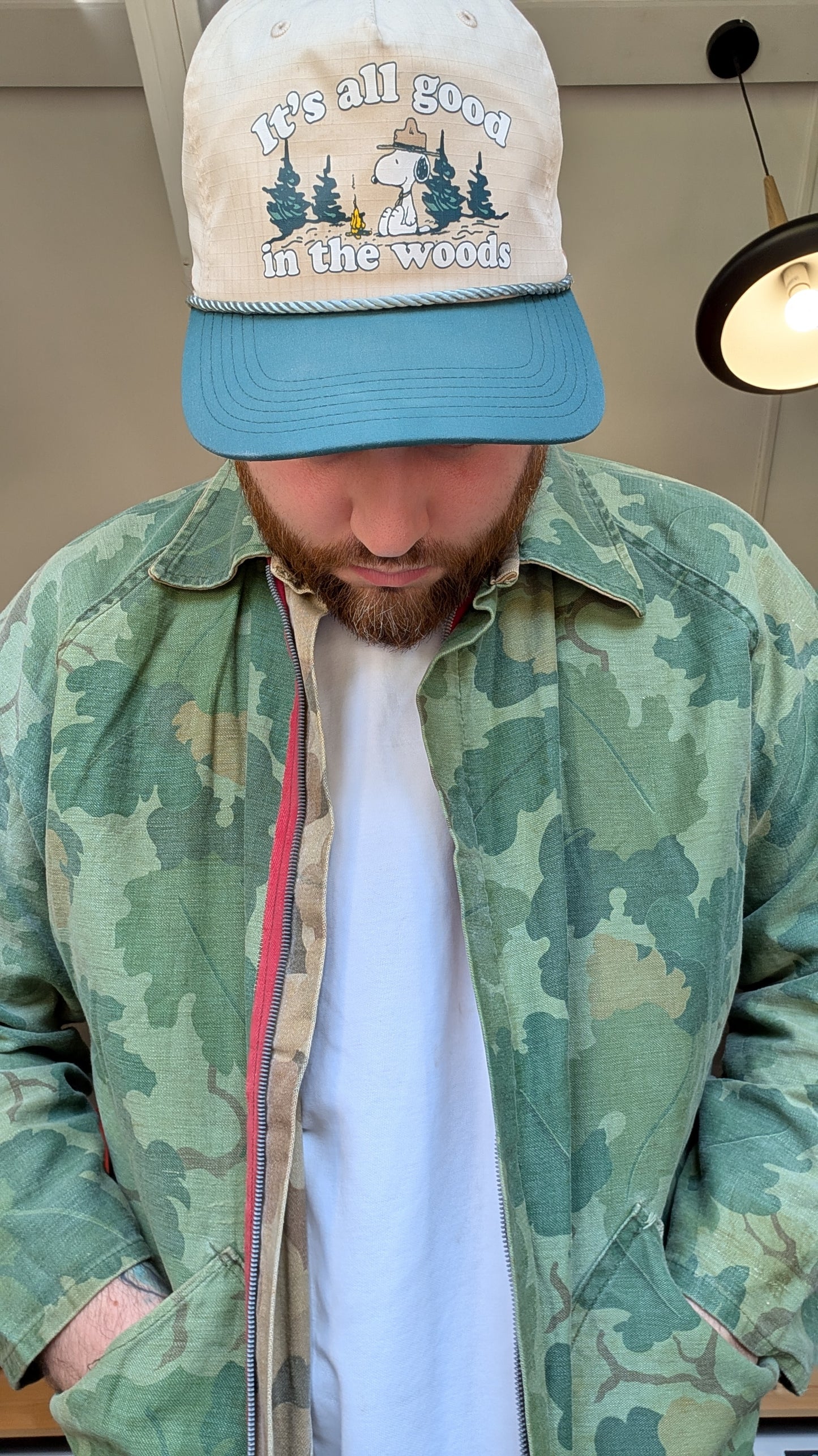 1960 Kamo brand reversible Mitchell camo jacket XL