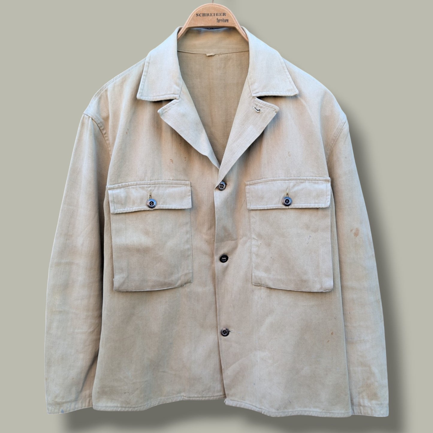1940s French HBT work jacket