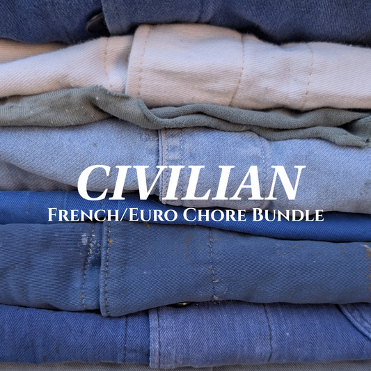 Vintage Euro/French chore jacket bundle x 10