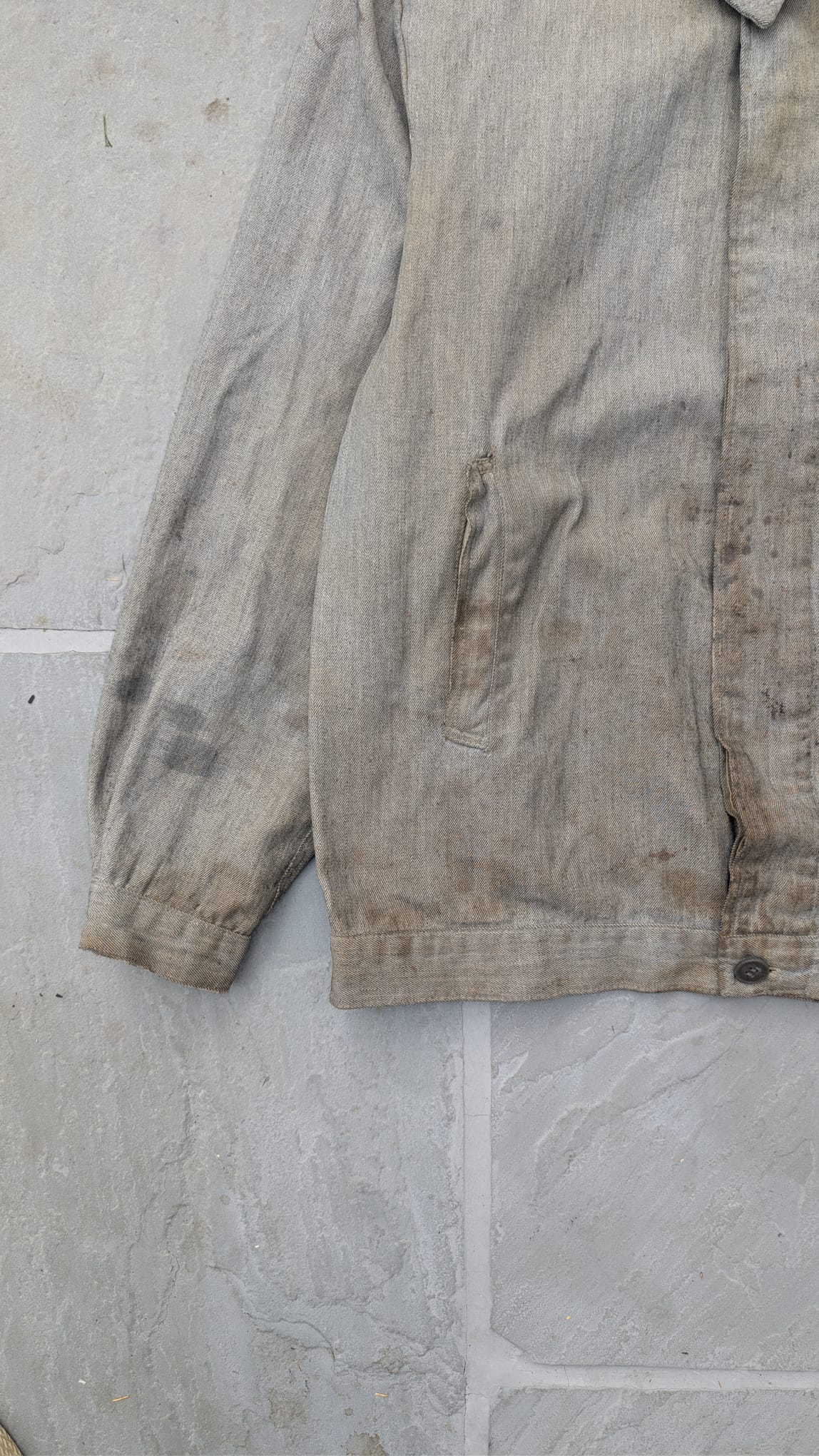 Late 1930s German Drillich military work jacket
