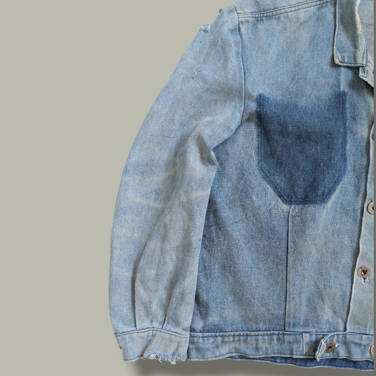 1940s Selvedge Denim British State Organisation Jacket - British rail