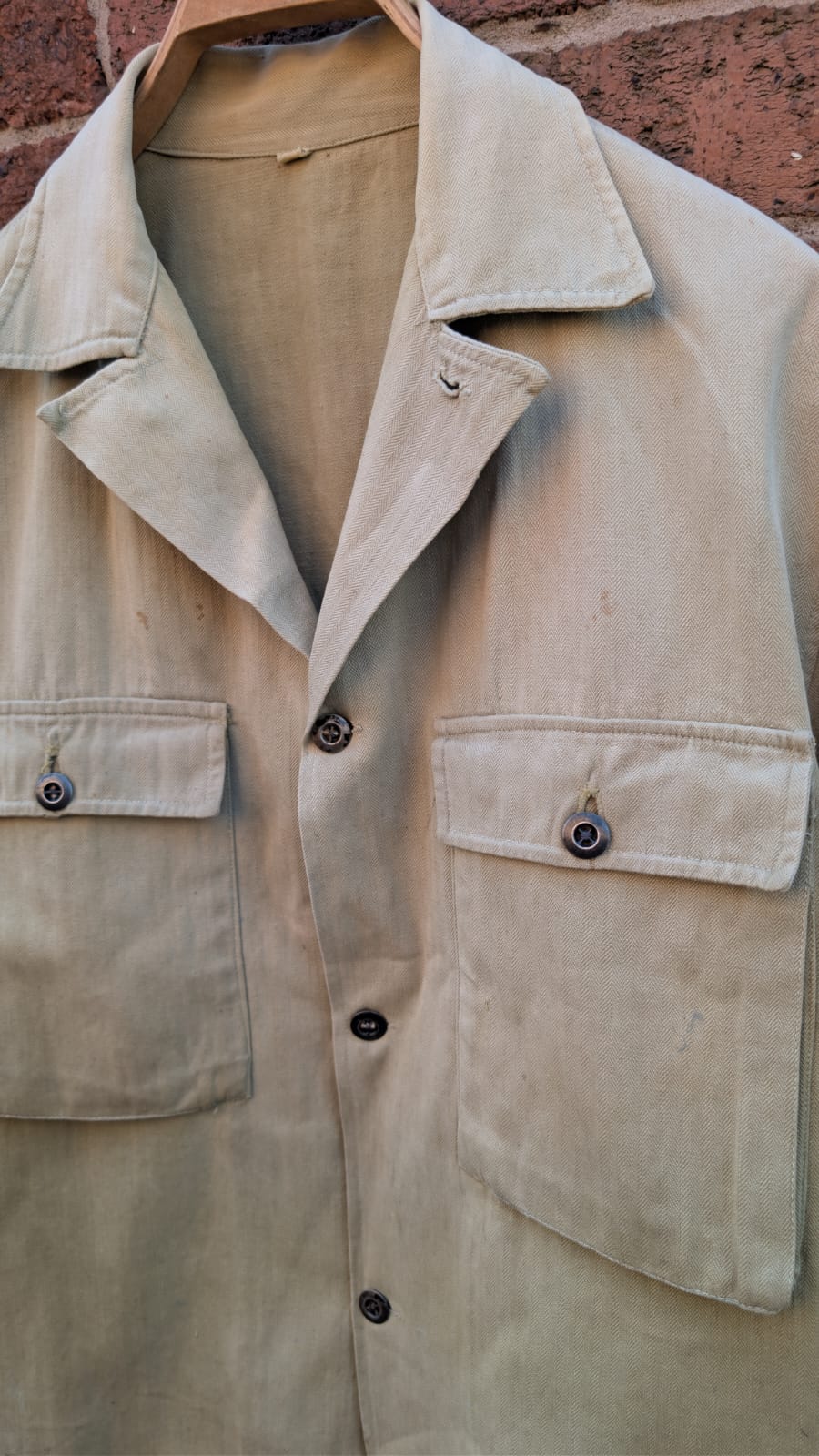 1940s French HBT work jacket