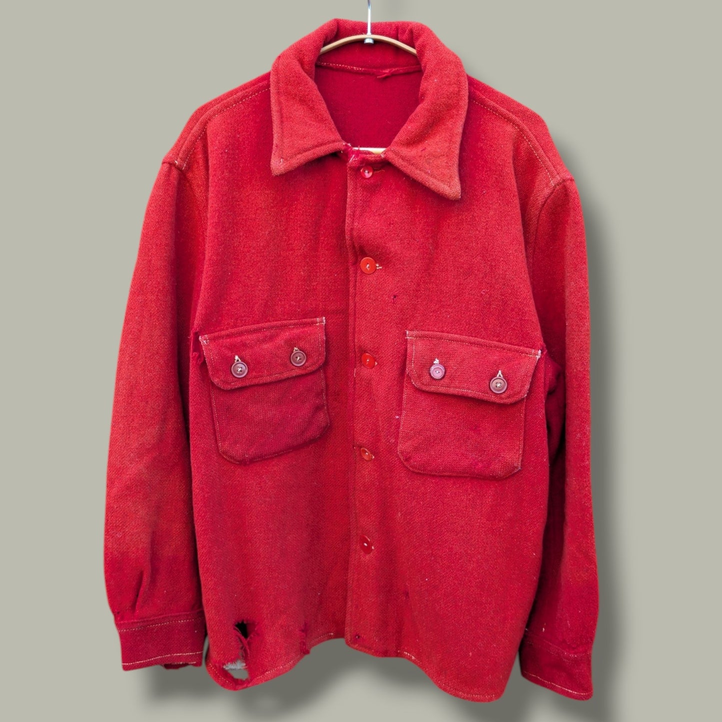 1950s distressed hurcules cpo shirt