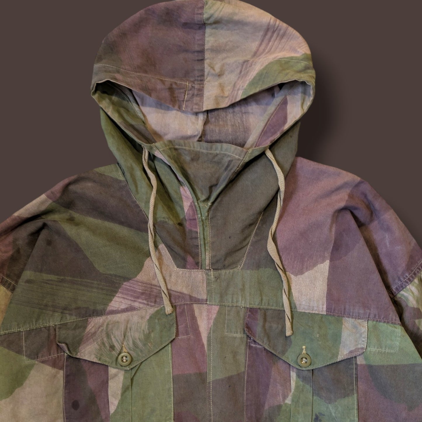 WW2 British Army Camouflage Windbreaker Smock Jacket